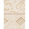 Revêtement de sol motif classique effet bas relief sur marbre
