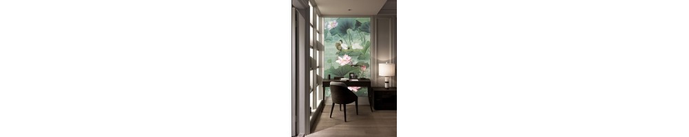 tapisserie verticale asiatique zen poster géant japonais