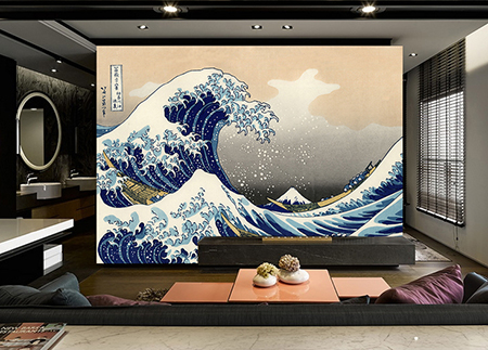 Estampe japonaise Ukiyo-e la grande vague