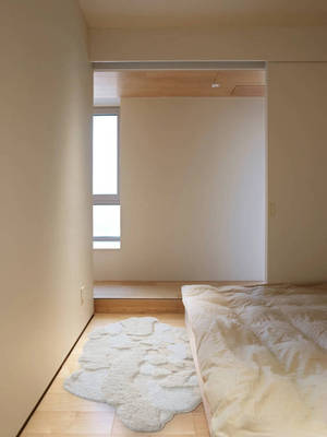 Vente tapis 3D lavable design par créateur conception originale paysage polaire tout blanc pour salon séjour chambre salle de bain.